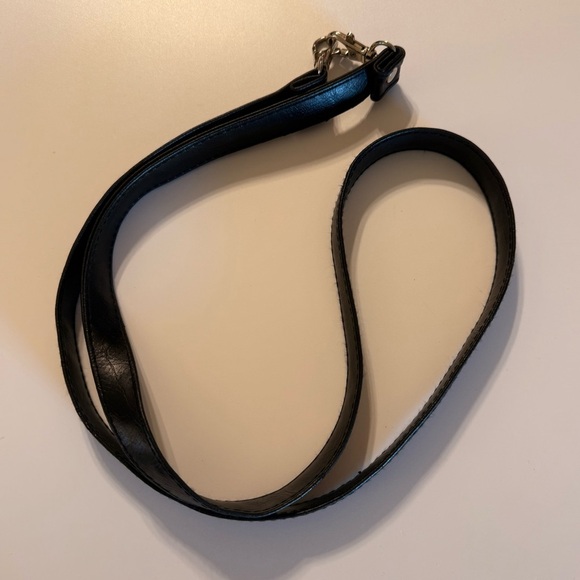 Attache Black Work Case With Shoulder Strap PVC Holds Smaller Laptop, Essentials - Picture 8 of 17